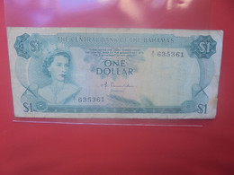 BAHAMAS 1$ (1 Seule Signature) Circuler (B.29) - Bahama's