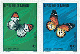 75839 MNH DJIBOUTI 1980 MARIPOSAS - Spinnen