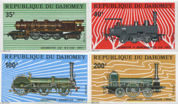 193499 MNH DAHOMEY 1974 LOCOMOTORAS - Otros & Sin Clasificación