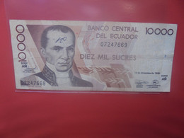 EQUATEUR 10.000 SUCRES 1998 Circuler  (B.29) - Ecuador