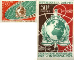 193493 MNH DAHOMEY 1973 50 ANIVERSARIO DE LA INTERPOL - Otros & Sin Clasificación