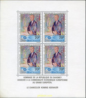 269036 MNH DAHOMEY 1967 KONRAD ADENAUER - Other & Unclassified