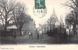 FRANCE - 02 - VERVINS - Place Sohier - Aubert édit - Carte Postale Ancienne - Vervins