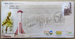 INDIA 2023 GOVIND GURU, SPIRITUAL LEADER, EDUCATIONIST, TRIBAL MOVEMENT....AMRITPEX SPECIAL COVER - Hinduismus