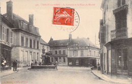 FRANCE - 02 - VAILLY Sur Aisne - La Fontaine Et La Place Du Marché - A Moutier - Carte Postale Ancienne - Sonstige & Ohne Zuordnung