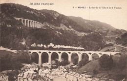 Morez * Le Bas De La Ville Et Les 4 Viaducs * Passage Du Train * Ligne Chemin De Fer - Morez