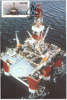 CM Rsa 1989 Energies Gaz SOEKER Gas Project Mossel Bay Plateforme De Forage En Mer - Gas