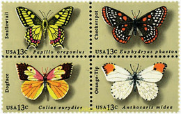 5444 MNH ESTADOS UNIDOS 1977 MARIPOSAS - Araignées