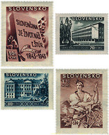 91879 MNH ESLOVAQUIA 1943 PRO CULTURA - Nuovi