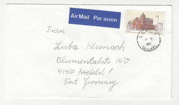 Canada Letter Cover Posted 1987 To Germany B230301 - Covers & Documents