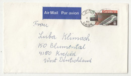 Canada Letter Cover Posted 1988 To Germany B230301 - Covers & Documents