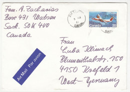 Canada Letter Cover Posted 1981 To Germany B230301 - Storia Postale