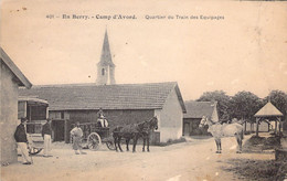 FRANCE - 18 - Camp D'Avord - Quartier Du Train Des Equipages - Militaria - Carte Postale Ancienne - Avord