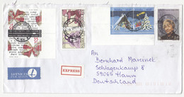 Poland Multifranked Letter Cover Posted 1997 To Germany B230301 - Lettres & Documents