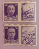 ITALIE PROPAGANDE DE GUERRE MI 307 P/1+ P/2 NEUFS(*)MNG  ANNEE 1942 - Oorlogspropaganda