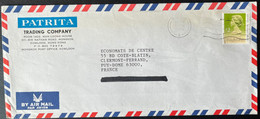 COVER / ENVELOPPE HONG KONG / KOWLOON 1989 POUR CLERMONT FERRAND FRANCE - Storia Postale