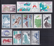 TAAF - 1988 - ANNEE COMPLETE  AVEC POSTE AERIENNE  **  MNH - COTE = 45.2 EUR. - Volledig Jaar