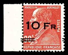 N°3, Berthelot Surchargé à Bord Du Paquebot 'ILE DE FRANCE' 10F Sur 90c Rouge, Bord De Feuille Latéral, Grande Fraîcheur - 1927-1959 Neufs