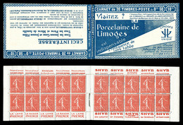 N°199-C34, Série 180, PORCELAINE DE LIMOGES Et EU, Haut De Feuille. TTB  Qualité: ** - Anciens : 1906-1965