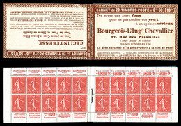 N°199-C39, Série 147 RP, BOURGEOIS-L'INGr CHEVALIER Et EU, RARE Et SUP  Qualité: ** - Vecchi : 1906-1965