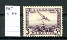 Belgique  N° 5 X - Used