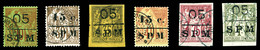 N°8/14, Série Complète (sf N°13), Les 6 Valeurs SUP (certificat)  Qualité: Oblitéré  Cote: 705 Euros - Used Stamps