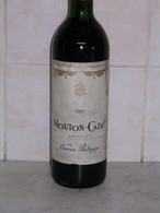 N°1 VIN  1985 MOUTON CADET - Wein