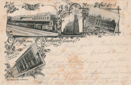 Oderberg-Bahnhof-Karte Gelaufen 1899 - Oderberg