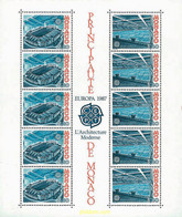 62671 MNH MONACO 1987 EUROPA CEPT. ARQUITECTURA MODERNA - Otros & Sin Clasificación