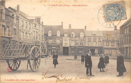 61-CARROUGES- PLACE DES HALLES - Carrouges