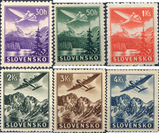 156327 MNH ESLOVAQUIA 1940 AVIONES - Unused Stamps