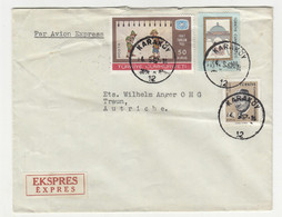 Turkey 5 Letter Covers Posted 1963-1986 To Austria/Germany B230301 - Cartas & Documentos