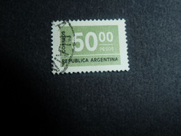 Republica Argentina - Val 50.00 Pesos - Yt 1067 - Olive Et Noir - Oblitéré - Année 1976 - - Used Stamps