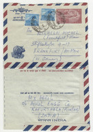 India Postal Stationery Aerogramme 1968 To Germany B230301 - Airmail