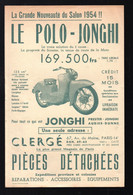 Paris: (moto) Prospectus  Le POLO-JONGHI 1954 (PPP41072) - Moto