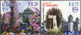 223210 MNH EL SALVADOR 2008 AMERICA-UPAEP 2008 - FIESTAS NACIONALES - Arañas