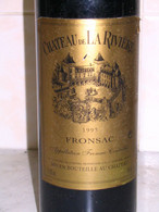 N°15 VIN 1995 CHATEAU LA RIVIERE - FRONSAC - Vin