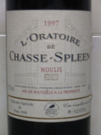 N°20 VIN 1997 L'ORATOIRE DE CHASSE SPLEEN MOULIS - Wine