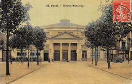 CPA 59 DOUAI CIRQUE MUNICIPAL   Colorisée Toilée - Douai