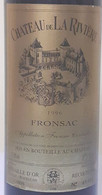 N°22 VIN 1996 CHATEAU LA RIVIERE - FRONSAC - Vin