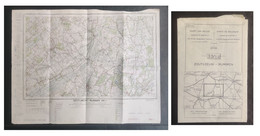 Topografische Kaart 1962 STAFKAART Zoutleeuw Rummen Ransberg Geetbets Nieuwerkerken Runkelen Kortenaken Hageland - Carte Topografiche