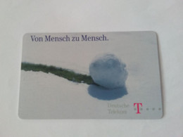 Germany  - A 30/98  Von Mensch Zu Mensch Show Ball - Mint - A + AD-Series : Publicitarias De Telekom AG Alemania