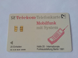 Germany - A 25/91 - Verbindungen - Mobilfunk Mit System - Antenne - A + AD-Series : Werbekarten Der Dt. Telekom AG