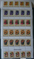 BURUNDI   1986   :  N° 944 à 949 ** Neuf MNH-CAT.: 250,00€ FLEURS BANDE DE 5 - Unused Stamps