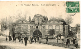 FLIXECOURT ECOLE DES GARCONS 1909 - Flixecourt
