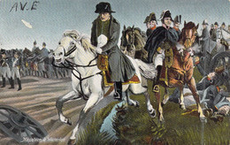 Célébrités - Napoléon Bonaparte - Waterloo - Armée - Chevaux  - Carte Postale Ancienne - Historische Figuren