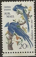 USA 1967 Air - 20c Columbia Jays By Audubon MH - 3b. 1961-... Ongebruikt