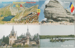 Romania - QSL - Romanian Radioclub Association - ARR  - Sfinxul - Castelul Peles - Delta Dunarii - Andere & Zonder Classificatie