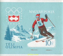 16021 MNH HUNGRIA 1964 9 JUEGOS OLIMPICOS DE INVIERNO. INNSBRUCK 1964 - Hiver 1964: Innsbruck