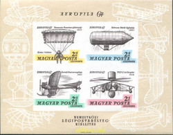 15558 MNH HUNGRIA 1967 PRECURSORES DEL PARACAIDISMO - Paracadutismo